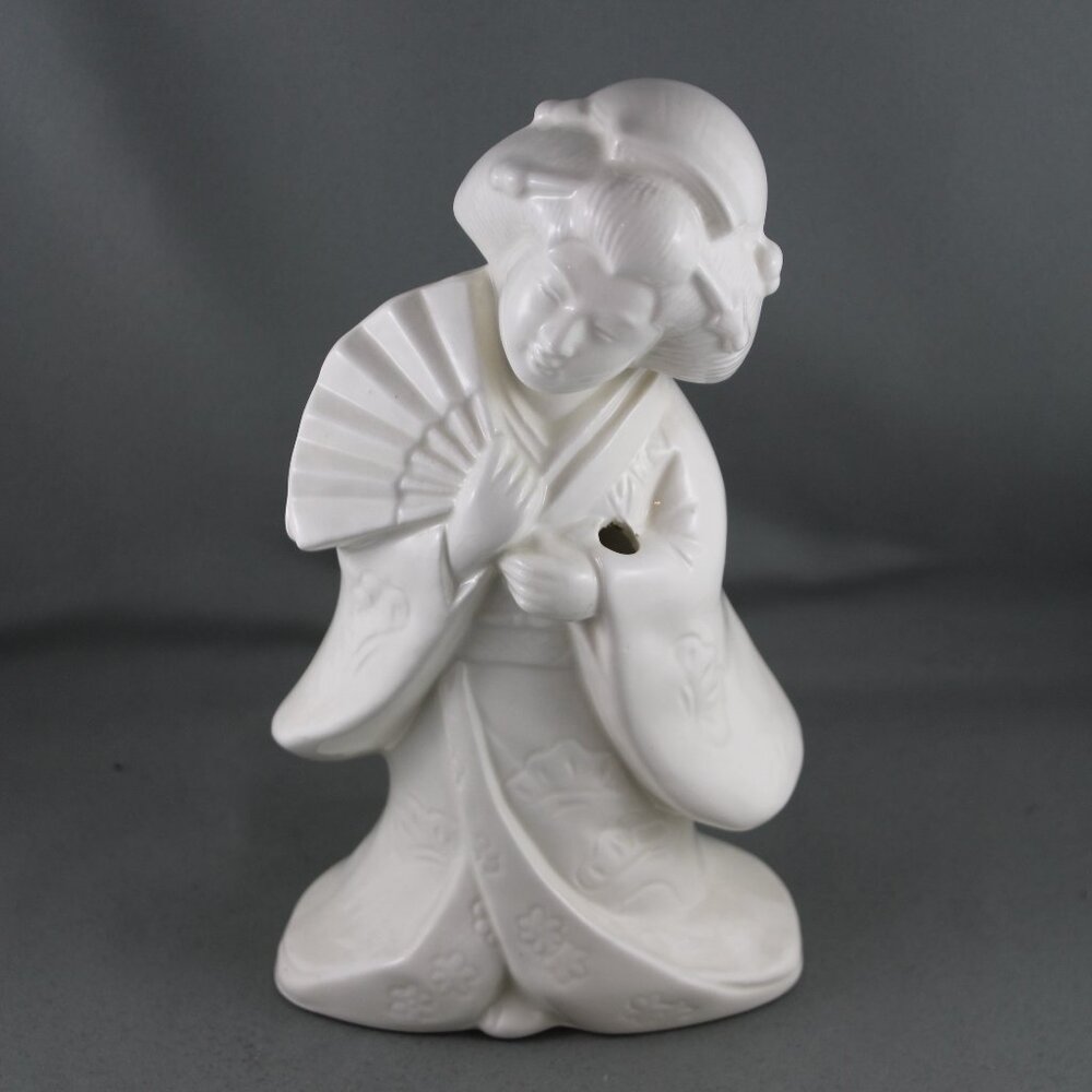 Vintage Benihana Mug - Full Body Geisha with Fan - Ceramic Mug